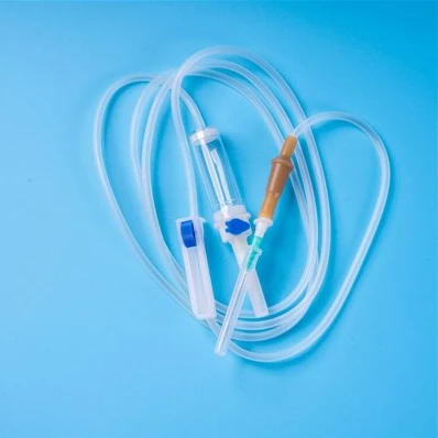 Disposable Medical Infusion Set With Burette